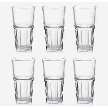 SET 6 OCEAN CENTRO HI BALL GLASS CUP P1962 - 420ML
