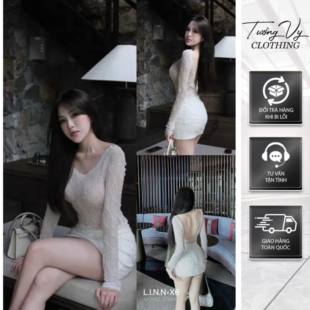 [ Available in Big Size ] BLING STONE BLOUSE SET WITH A-LINE SKIRT BY TUONGVYSHOP