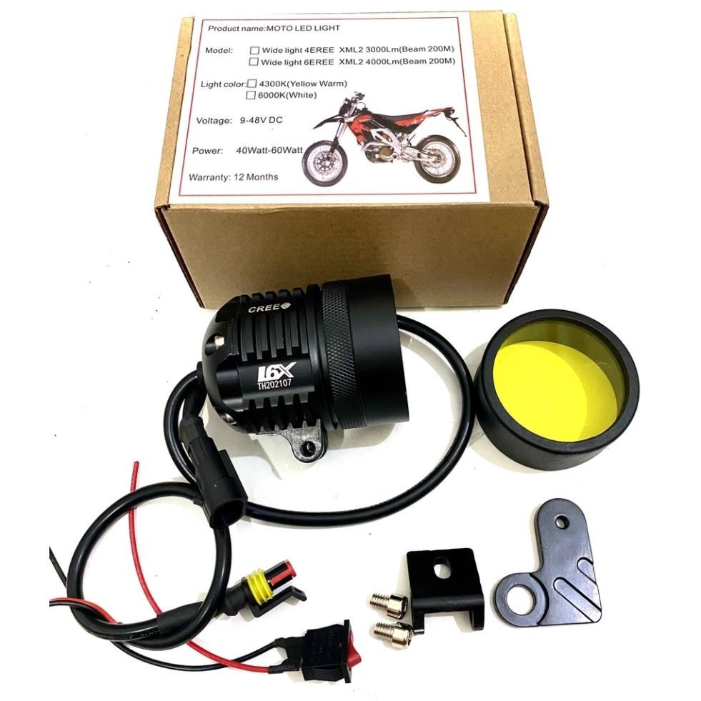 L6x CREE Spotlight อุปกรณ์เสริมเต็ม 1 ปี