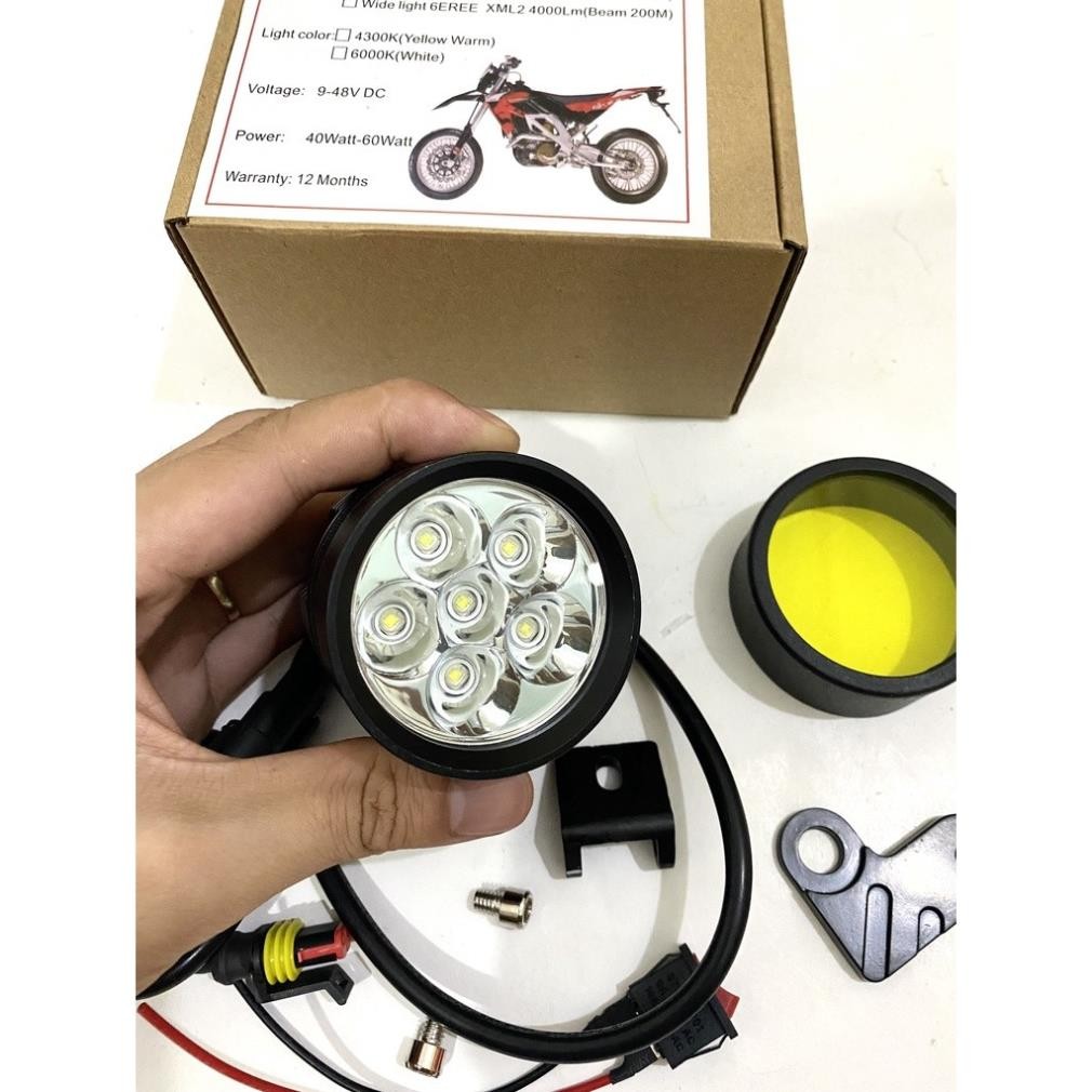 L6x CREE Spotlight อุปกรณ์เสริมเต็ม 1 ปี