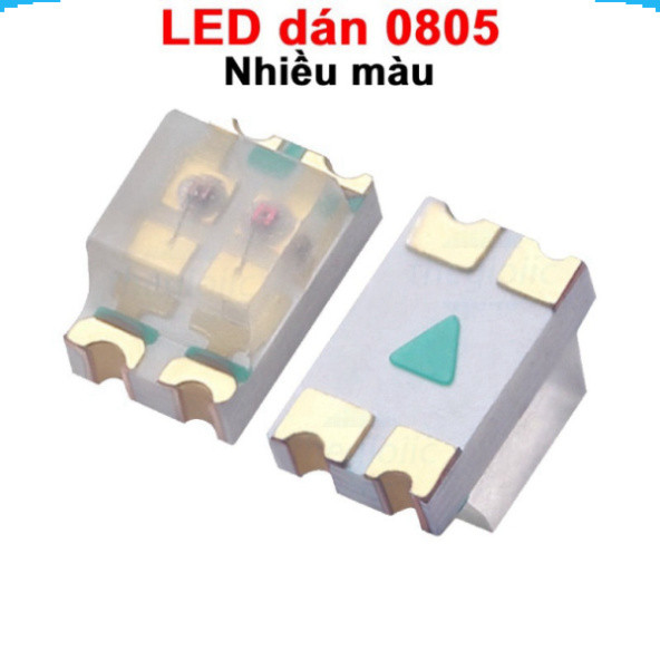 (100ชิ้น) สติ๊กเกอร์ นํา หลากสี 0805 SMD