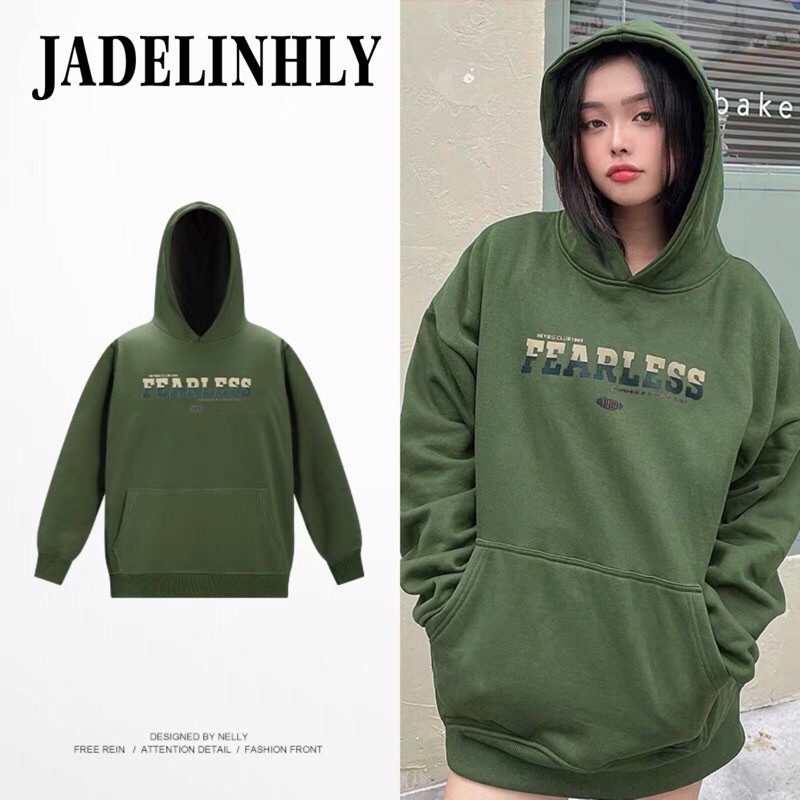 เสื้อมีฮู้ด Nelly heybig fearless brick