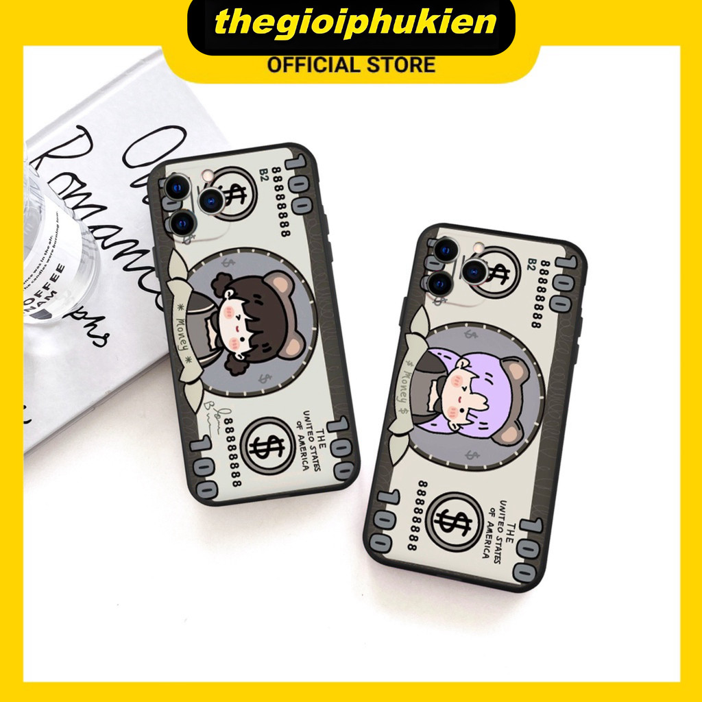 เคสไอโฟน - เคสไอโฟนขอบเหลี่ยม Roro dollar สําหรับ iphone 6 ถึง 16promax - ng160
