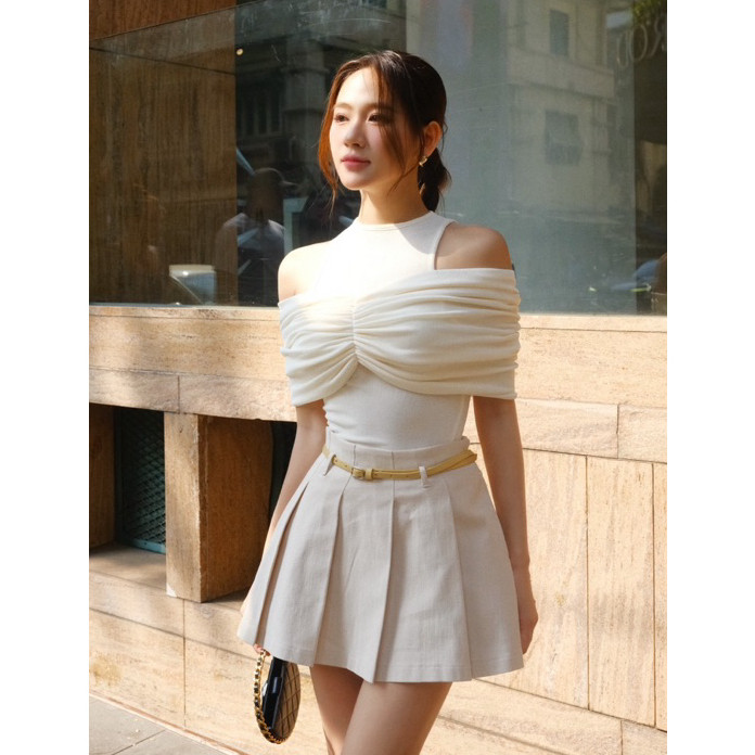 H2STORE - ELEGANT FLAT SHOULDER DRESS - A05632
