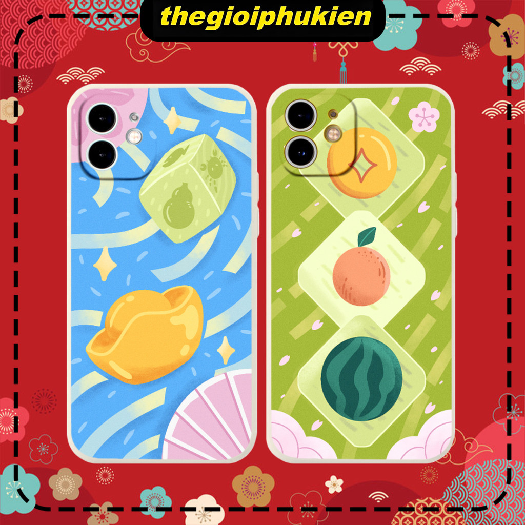 Tet Game เคส iPhone ขอบสี่เหลี่ยมสําหรับ iPhone 6/8/7/plus/x/xr/xsmax/11/12/13/14/15 pro max - e6948