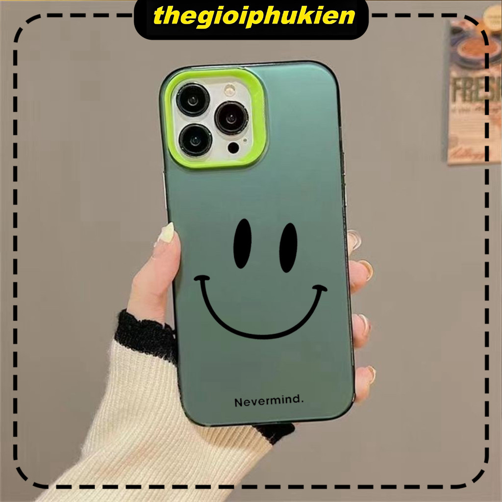 Nevermind เคส iPhone พลาสติกอะคริลิคใสกันกระแทกสําหรับ iPhone 6/7/8/plus/x/xr/xs/11/12/13/14/15/pro 