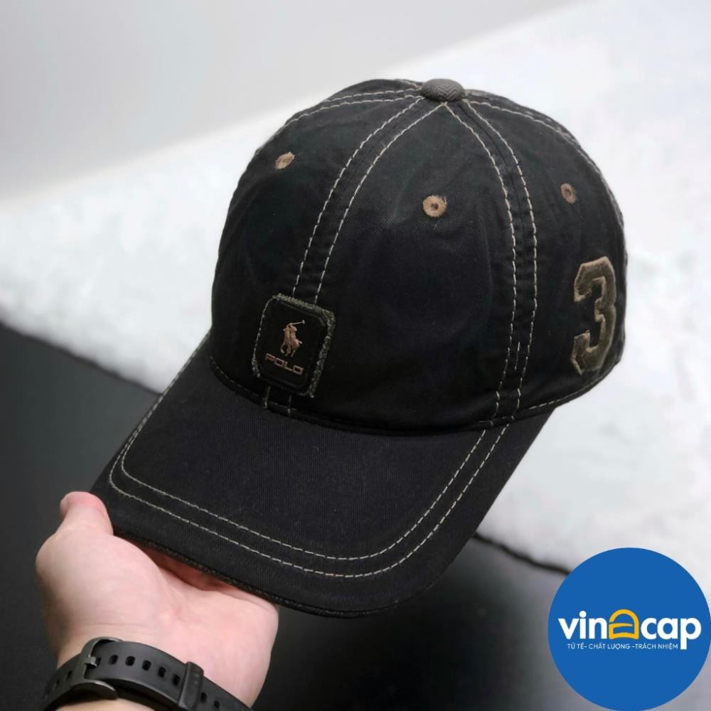 (สินค้าพรีเมี่ยม) หมวกโปโล หมวกแก๊ป ผ้าหนาสวย ปักลาย มาตรฐาน (รูปถ่ายจริง)