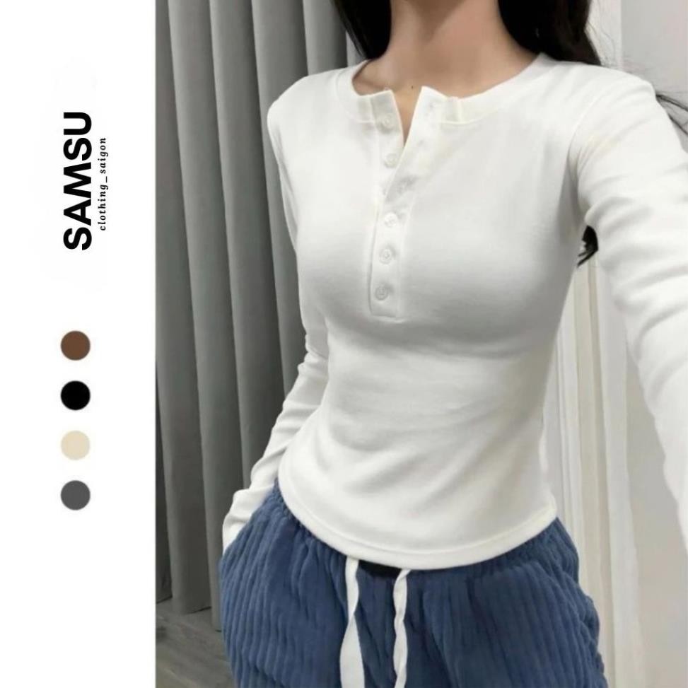 เสื้อยืดแขนยาวขนกระต่าย Justdun T66