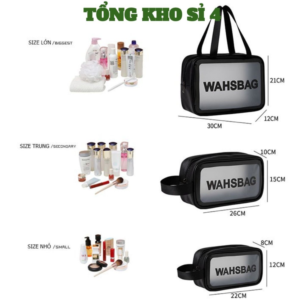 Set 3 Travel WASHBAG Cosmetic Bags, WASHBAG BAG