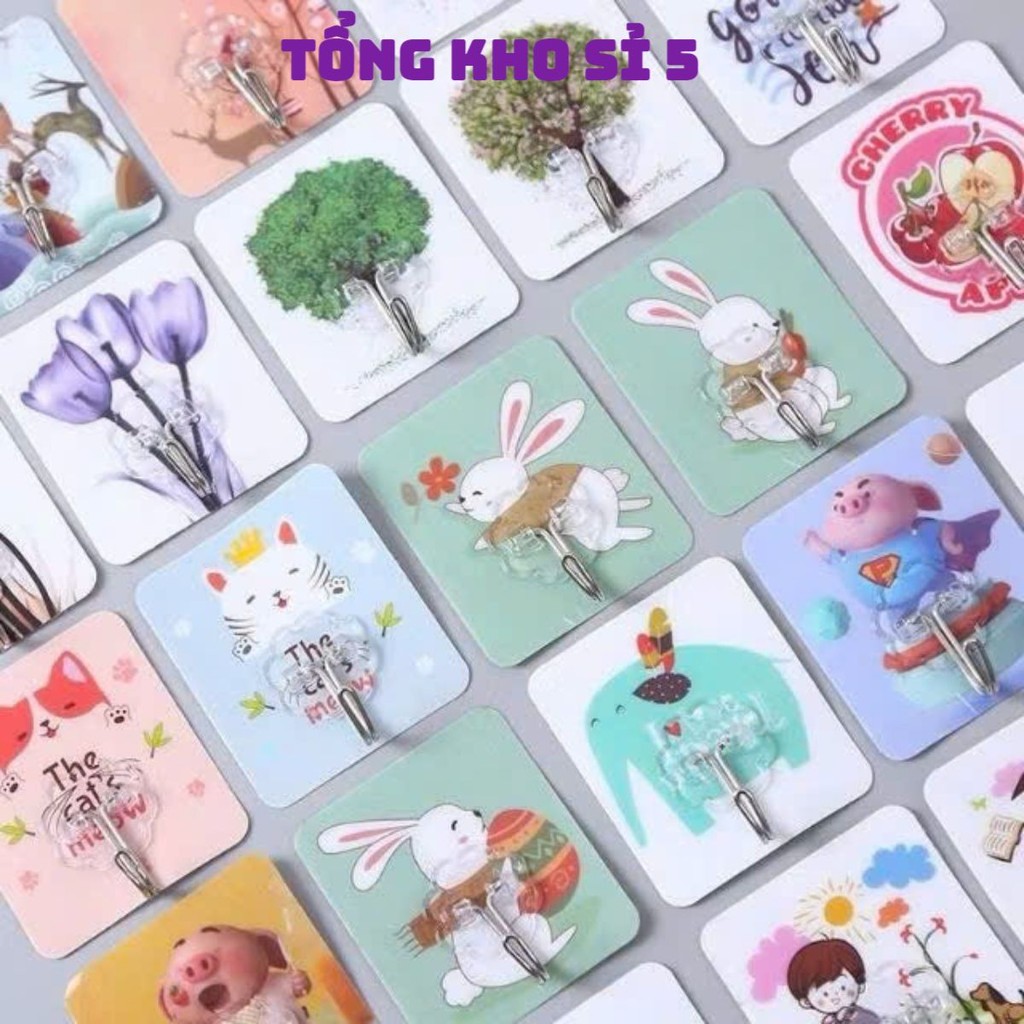 (COMBO of 10) ตะขอ 3D สําหรับงานหนัก - สติ๊กเกอร์ 3D หลายชั้นสําหรับ FAMILY - CODE: MOCTREODO1