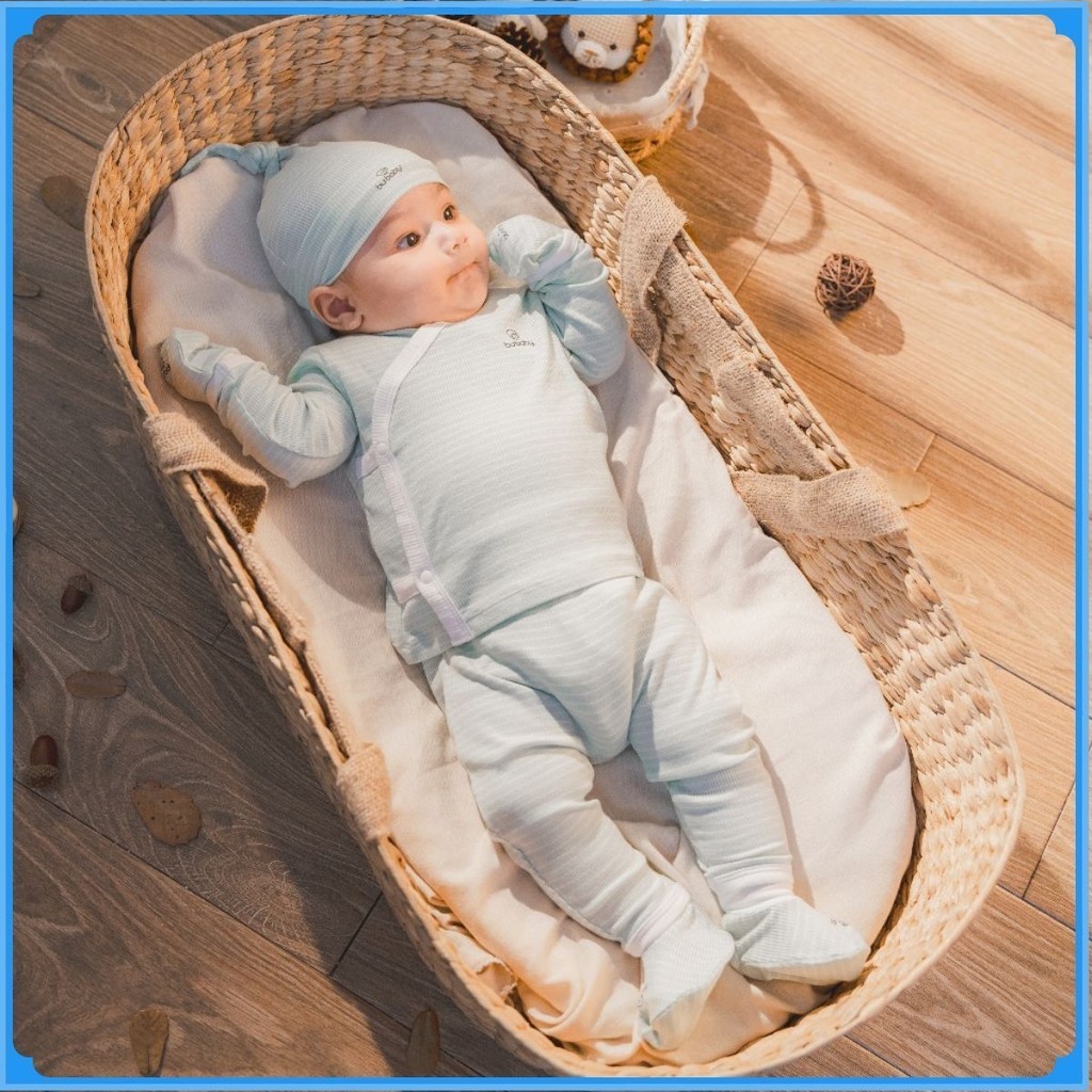 ชุดเท้าและถุงมือ Siro Stripy - Siro ASR4000ST - ทารกแรกเกิด Bubaby - หมวก Bubaby - ถุงมือ Bubaby
