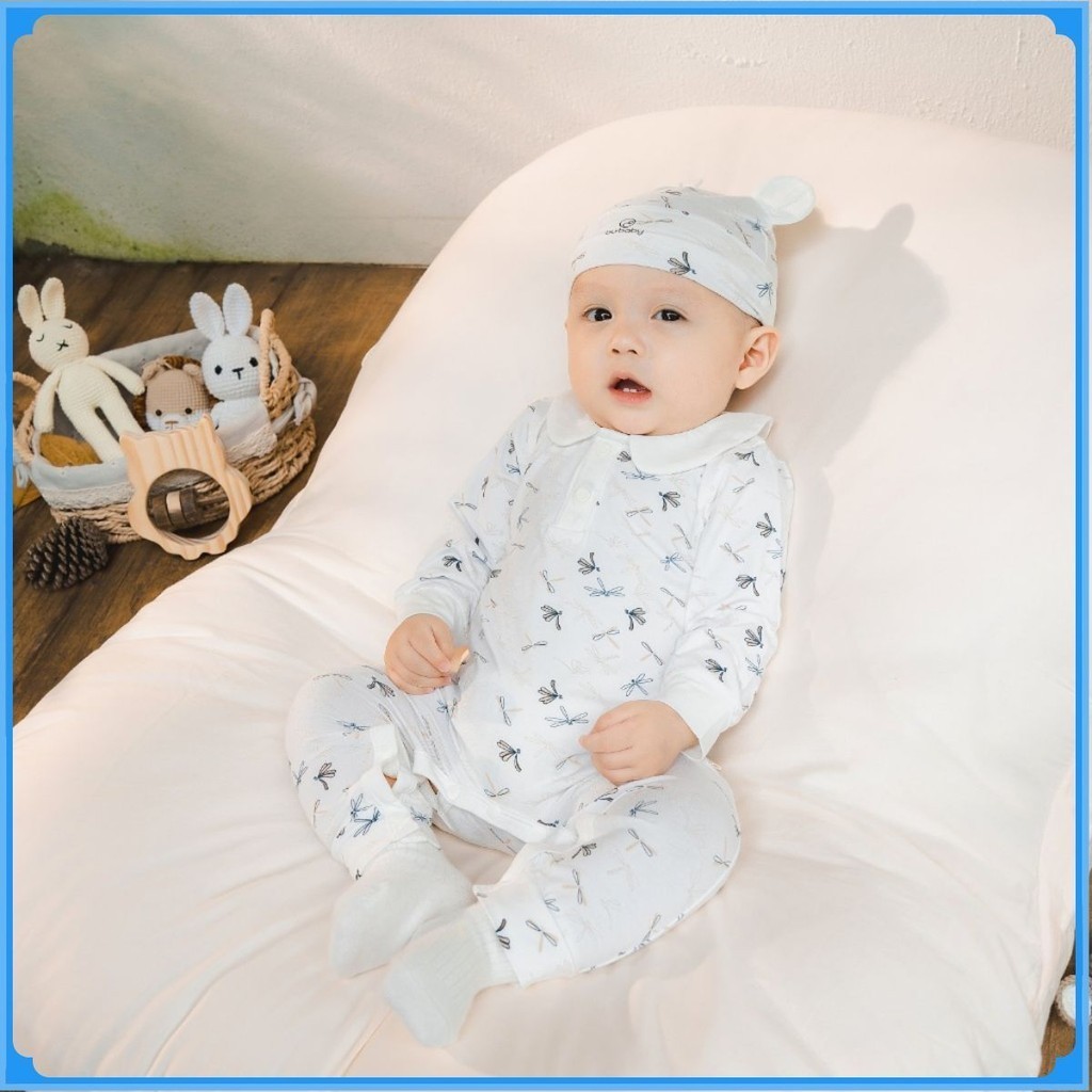 ชุดจั๊มสูทเด็กแรกเกิดแขนยาว Peterpan Dona - Babus BBB2103DN | BU เสื้อผ้าเด็ก