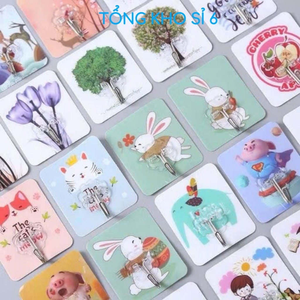 (COMBO of 10) ตะขอ 3D สําหรับงานหนัก - สติ๊กเกอร์ 3D หลายชั้น HOOK FOR FAMILY - CODE: MOCTREODO1