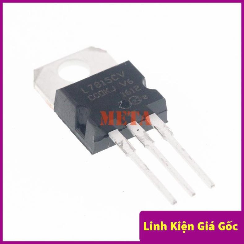 ตัวควบคุมแรงดันไฟฟ้า IC 15V 7815 L7815 L7815CV LM7815 7815CV 1.5A TO-220 Pins