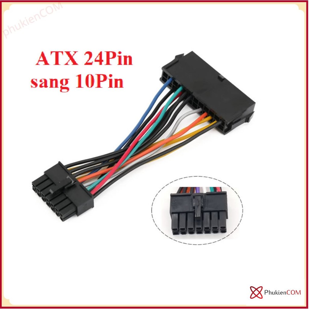 ATX 24Pin to 10Pin สายไฟเมนบอร์ด