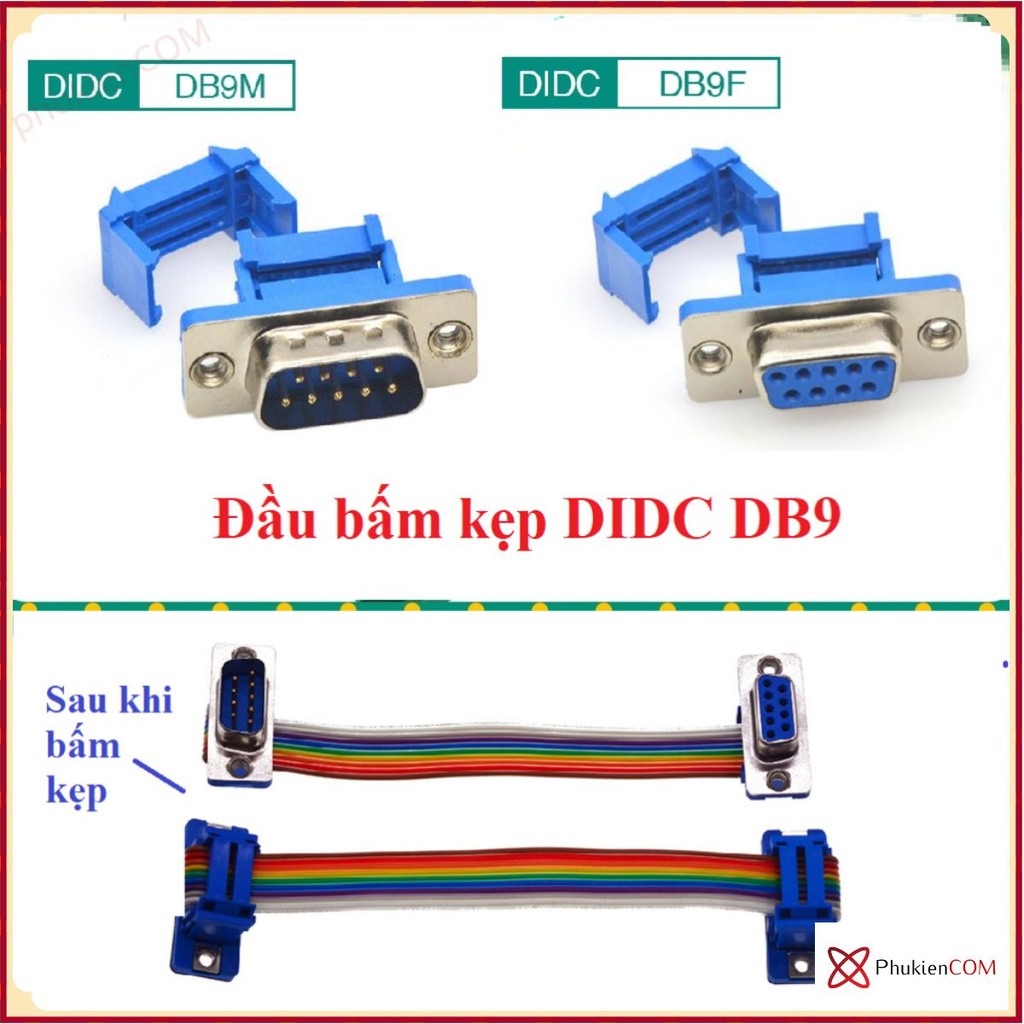 ขั้วต่อสายแบน 9P, การเชื่อมต่อสาย IDE10, สาย COM DB9 RS232 ชาย, หญิง, DIDC 9Pin ชาย, หญิง