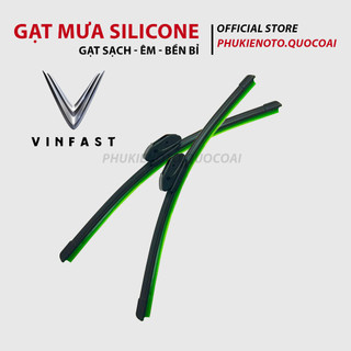 Gạt mưa oto, gạt mưa Silicone thân mềm xe Vinfast Fadil, Lux A, Lux SA, VFe34, VF3, VF5, VF6, VF7,..