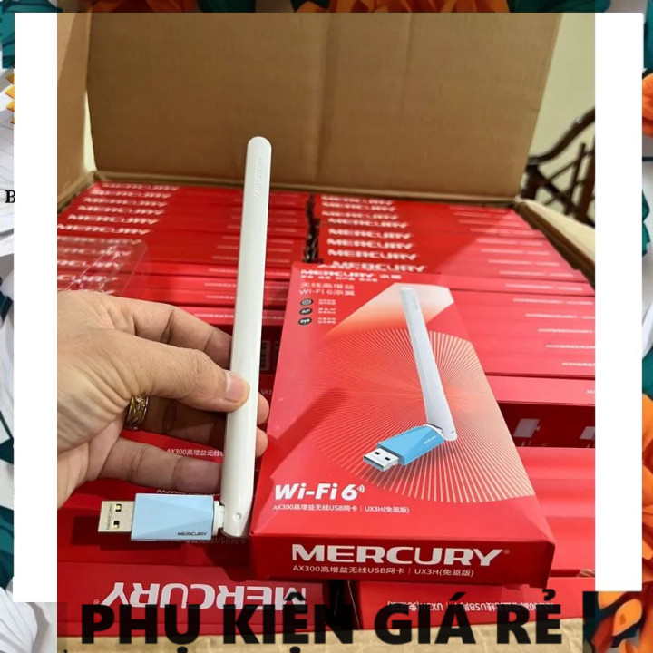 Usb WIFI 6 ความเร็ว 150Mbps UX3H Mercury สําหรับเดสก์ท็อปพีซี