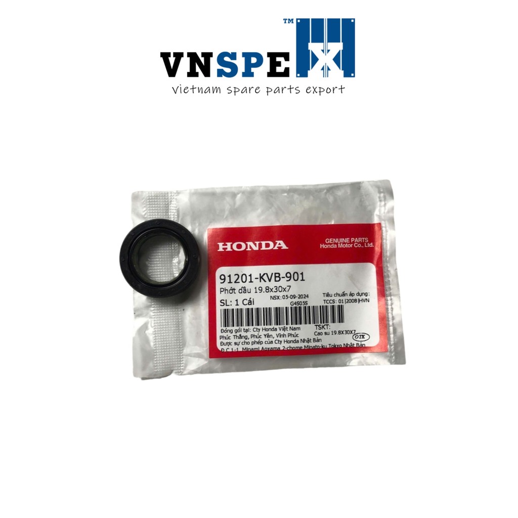 ซีลน้ํามัน 19.8x30x7 HONDA Air Blade 110 / Click - 91201KVB901