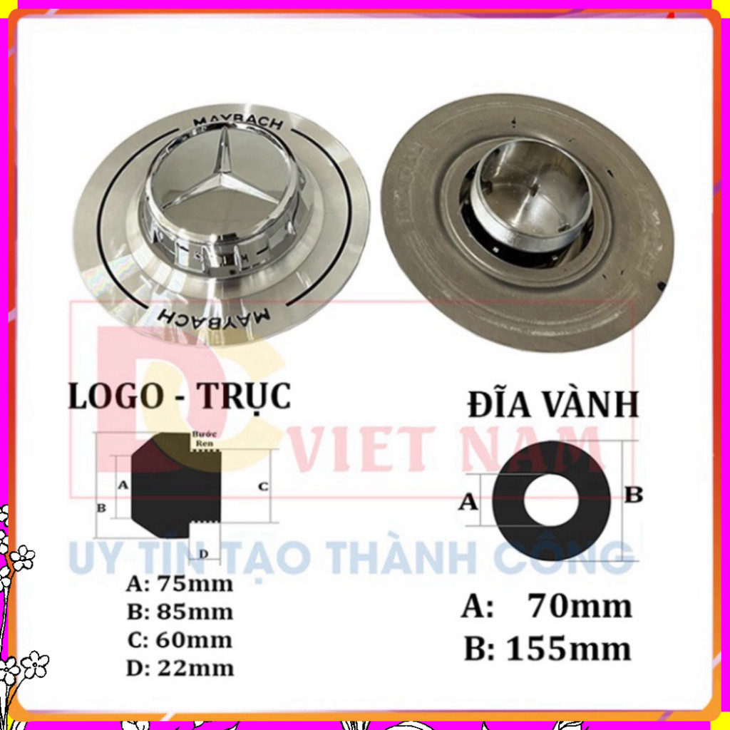 01 Maybach A600 ฝาครอบล้อรถ โลโก้ ติดตั้งสําหรับ Mercedes GLS450, GLS600, ล้อ 22 นิ้ว - ผลิตภัณฑ์ของ