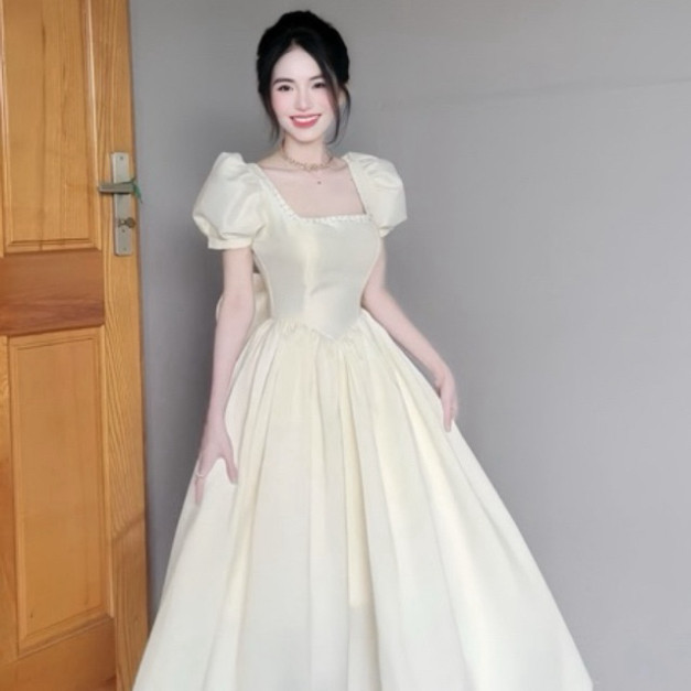 EXTREMELY BEAUTIFUL TAPTA DRESS WITH BOW NECKLACE สําหรับ GOING OUT, PARTY, WEDDING