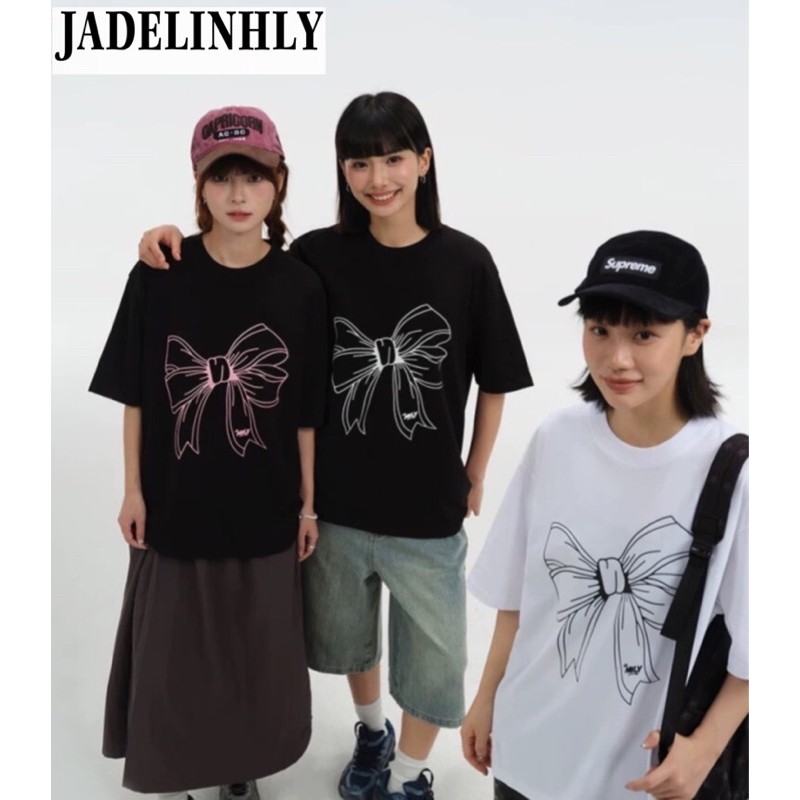 เสื้อยืด Nelly heybig มีโบว์ 1 ตัว