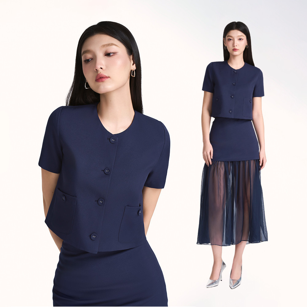 กระโปรง RECHIC Zilly ที่มีรูปร่างดินสอที่หรูหราและเป็นผู้หญิง