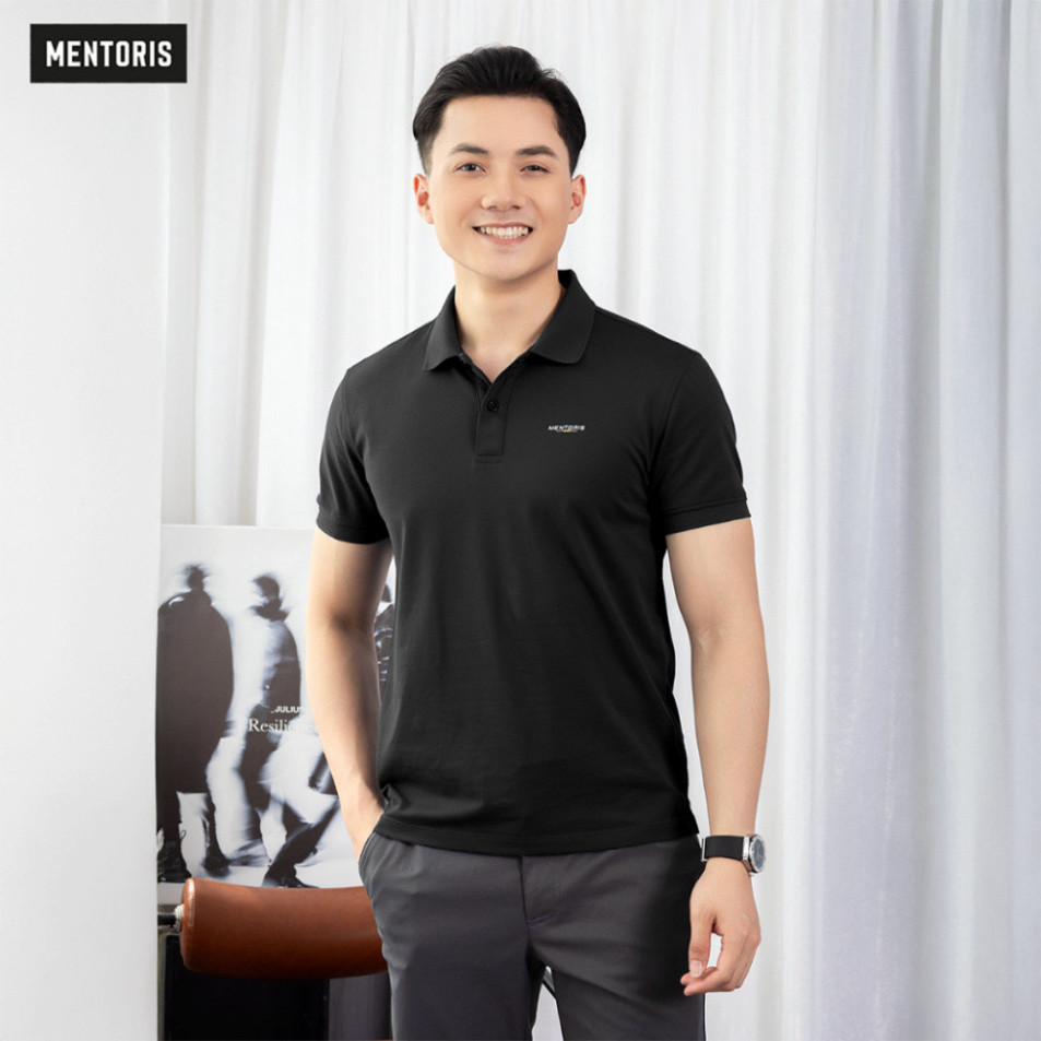 MENTOS เสื้อโปโลผู้ชาย MENTORIS ผ้าคอตตอนระบายอากาศได้ดี ใส่สบาย เรียบหรู สุภาพบุรุษ BASIC รุ่น MPL2