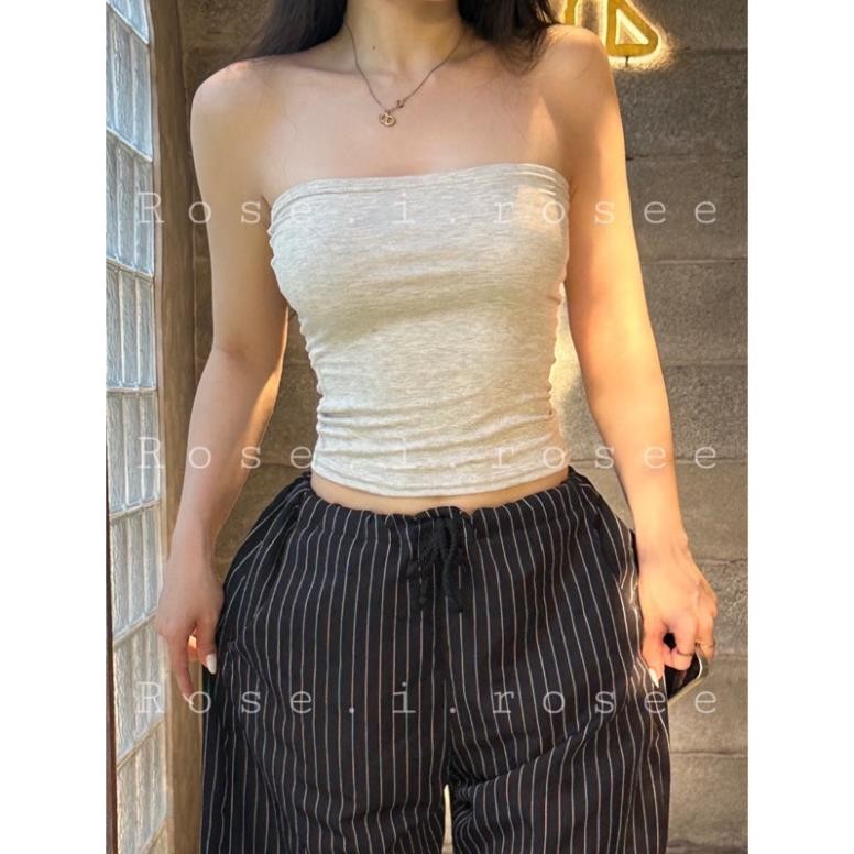 [ A01 ] STRETCH SUMMER TUBE SHIRT (หลากสี)