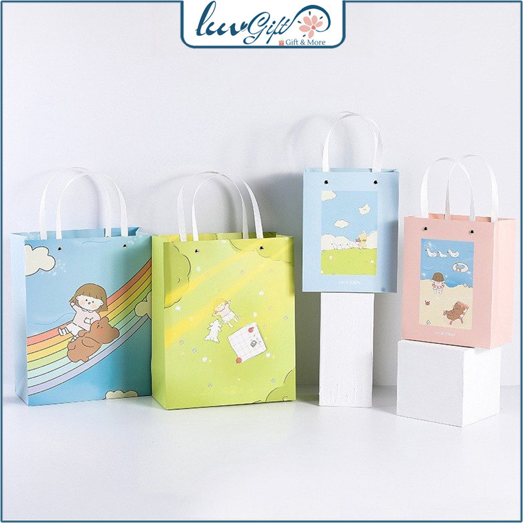 ถุงของขวัญกระดาษการ์ตูนน่ารัก Tu42 KING OF PACKAGING