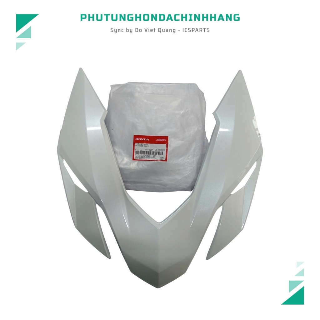 หน้ากากหน้าพลาสติก Nhb55 Winner X V3 2020-2021 สีขาว