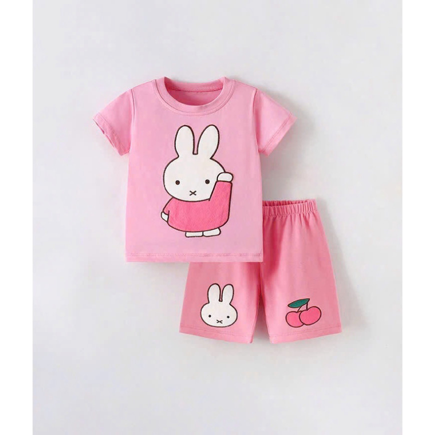 "ชุดผ้าฝ้ายหนังปลาลายกระต่ายน่ารักสําหรับสาวระดับไฮเอนด์จากกวางโจว (10109)" RKF