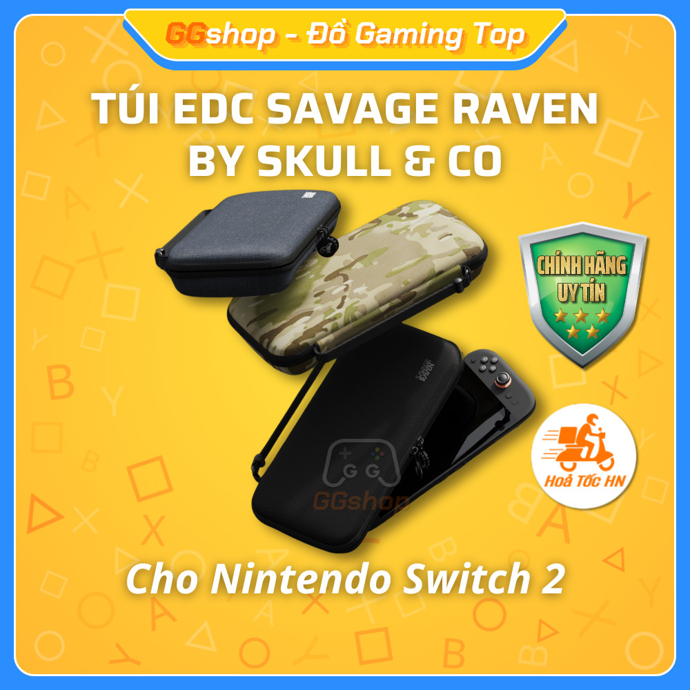 EDC Savage Raven โดย Skull & Co กระเป๋าสําหรับ Nintendo Switch 2
