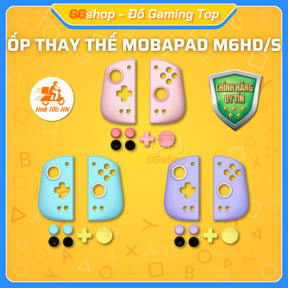 ชุดฝาครอบและปุ่มทดแทนสําหรับคอนโทรลเลอร์ MOBAPAD M6HD/M6S