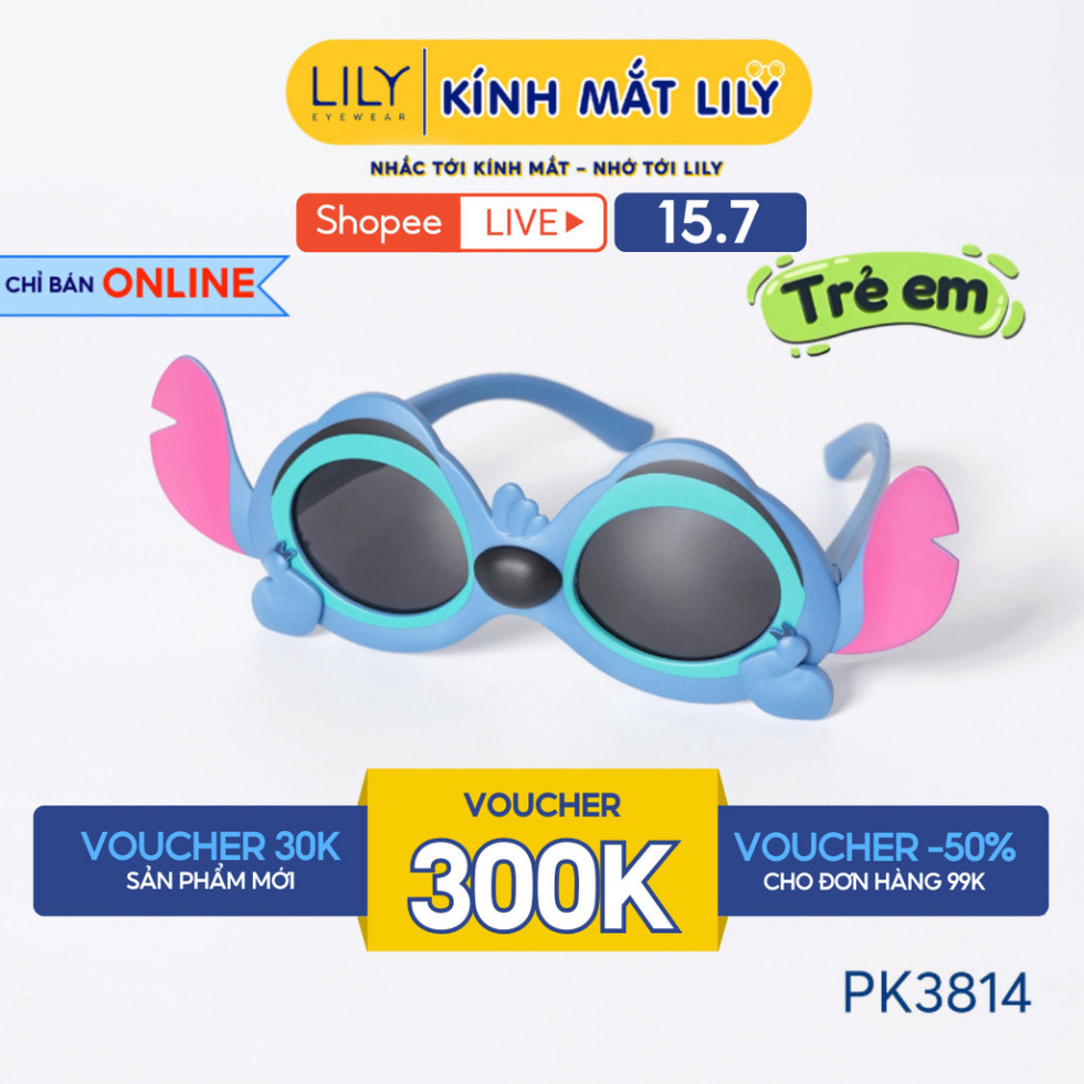 LILYEYEWEAR แว่นกันแดดลายการ์ตูนสําหรับเด็ก เหมาะสําหรับเด็ก 5T-8T วัสดุพลาสติกคุณภาพสูง พร้อมปกป้อง