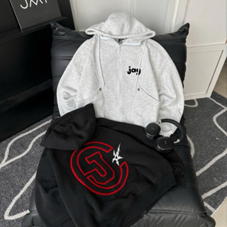 HOODIE CJAY เสื้อแจ็คเก็ตซิปสําหรับผู้ชายและผู้หญิง - เสื้อแ…