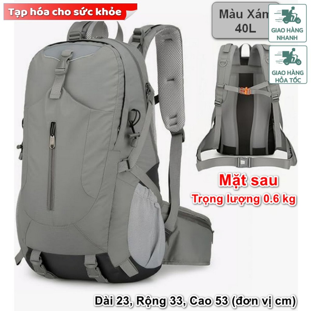 NOIR TREKKING TRAVEL BACKPACK 40L MULTI-FUNCTIONAL ULTRA-LIGHT PICKKING TRAVEL BACKPACK - Retaimall