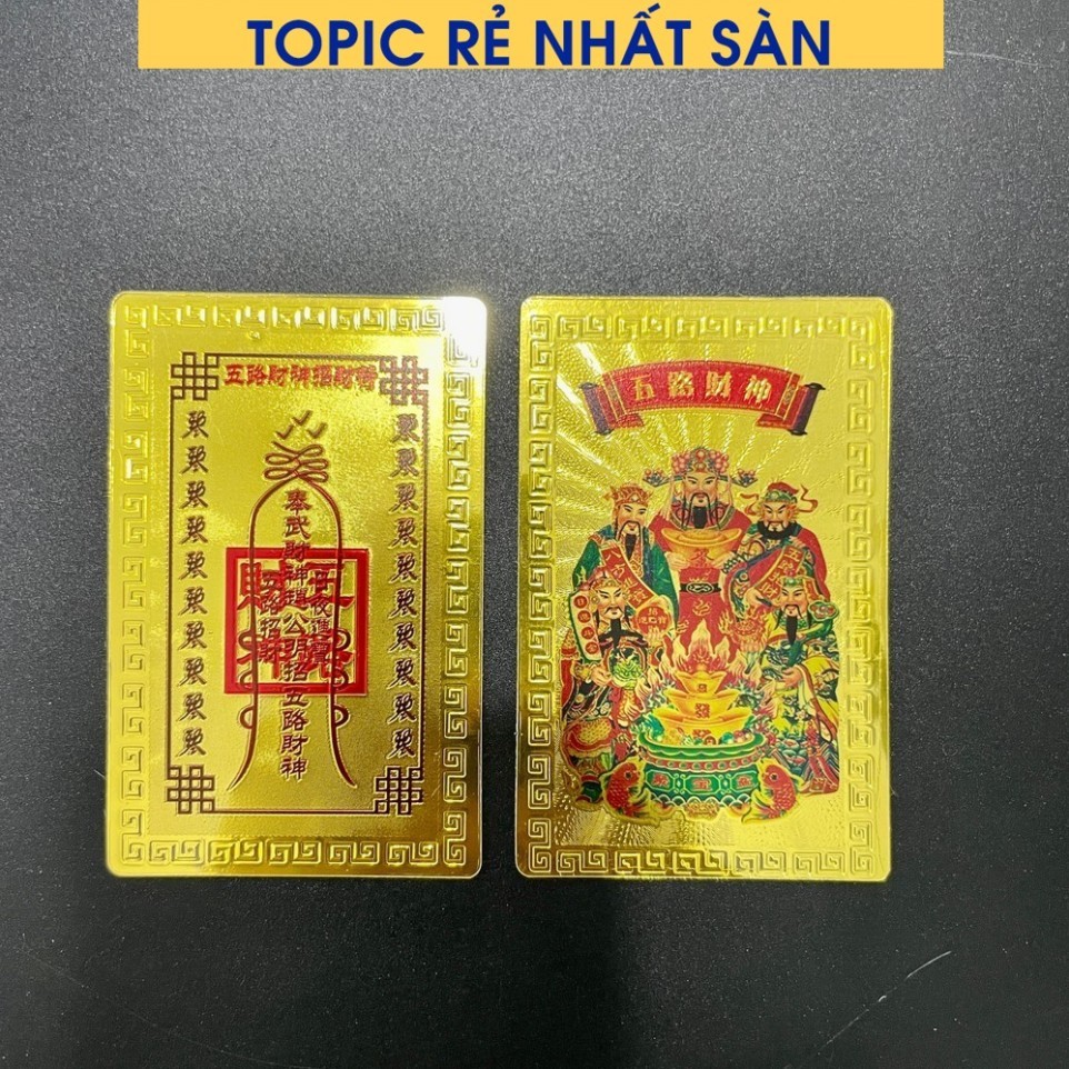 <มีจําหน่าย> Golden Bai Ngu Lo God of Wealth Golden Fortune Lucky Fortune