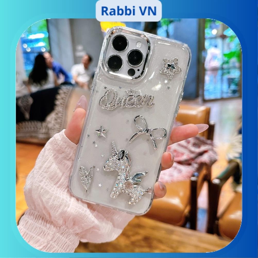 [NS12] เคสไอโฟน Premium STAR 7plus/8plus/xr/xsmax/11/12/13/14/15/16/pro/plus/promax (เคส Stick) RABB