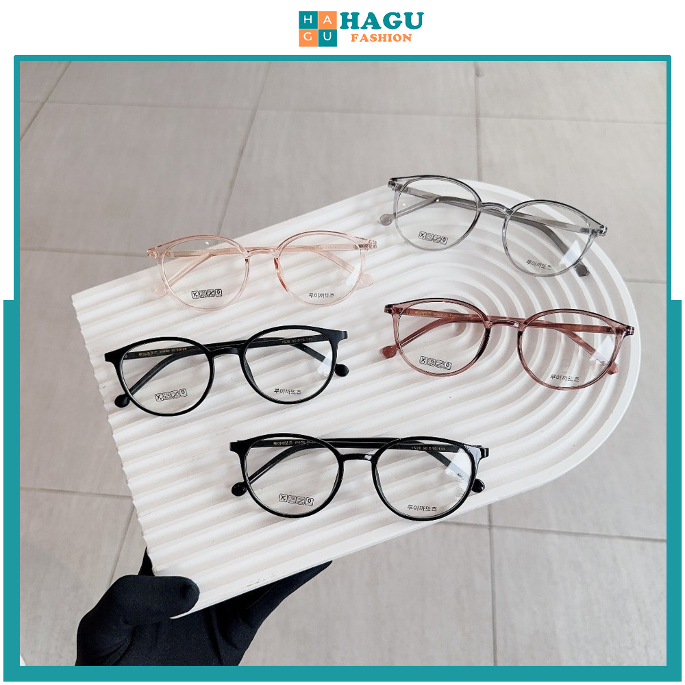 แว่นตากรอบกลมยืดหยุ่น 1528 Lyly K787 เกาหลี-HAGUF