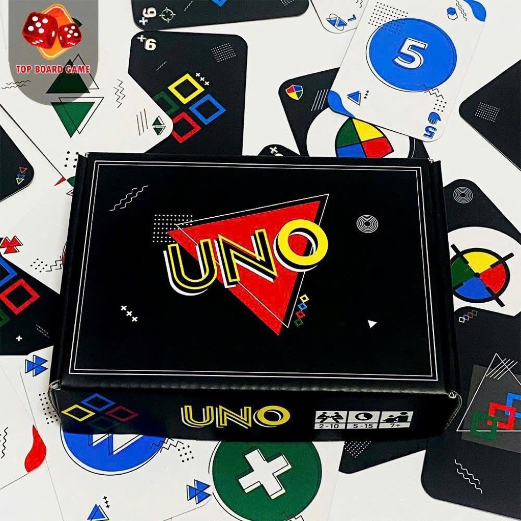 Premium 156-Card Black Box Uno Deck