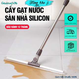 Cây gạt nước sàn nhà silicon 🌏FREE SHIP🌎 chổi silicon quét nước nhà tắm, cây cào đẩy nước thông minh cán dài (Tuyển Sỉ)