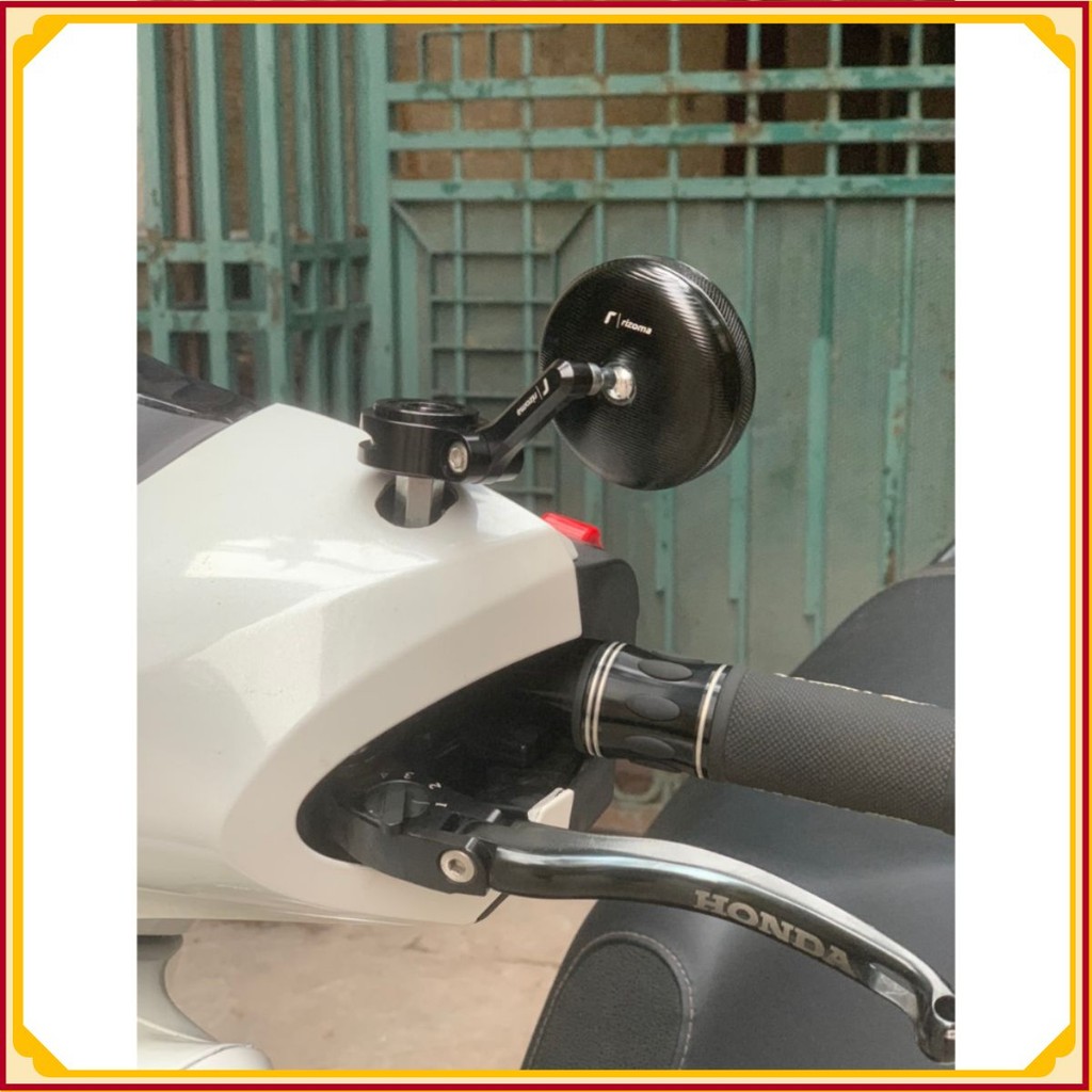 กระจก CNC rizoma แท้ติดตั้งบน SH,yamaha - ราคา 1 ชิ้น