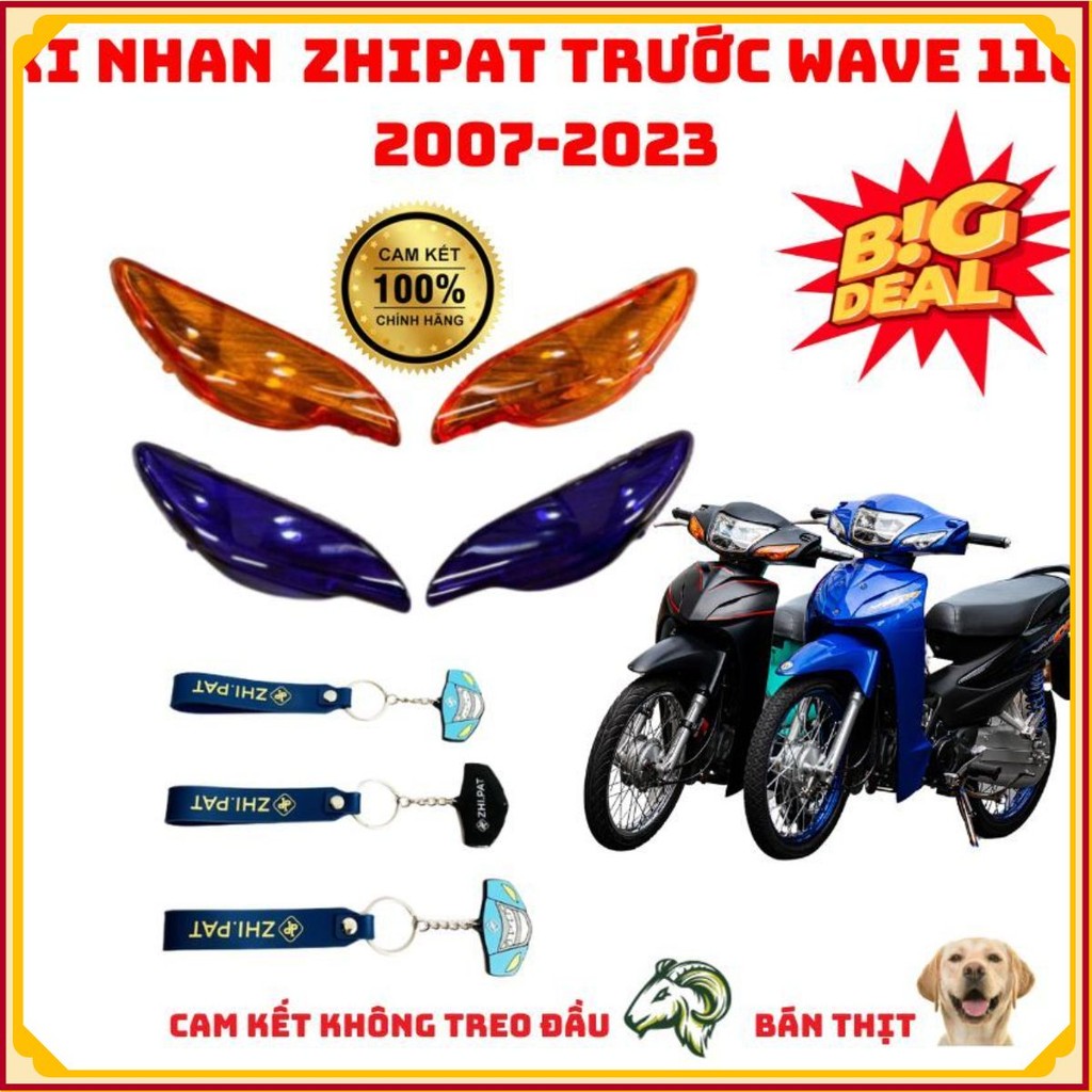 [Zhi.pat] ฝาครอบไฟเลี้ยวหน้า Zhipat สําหรับพวงกุญแจ wave 2007-2023 และ zhipat - สินค้าของแท้
