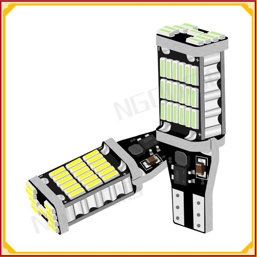 T15 ไฟเลี้ยว LED T10 Pin สว่างที่สุดในหลอดไฟ LED ของแท้