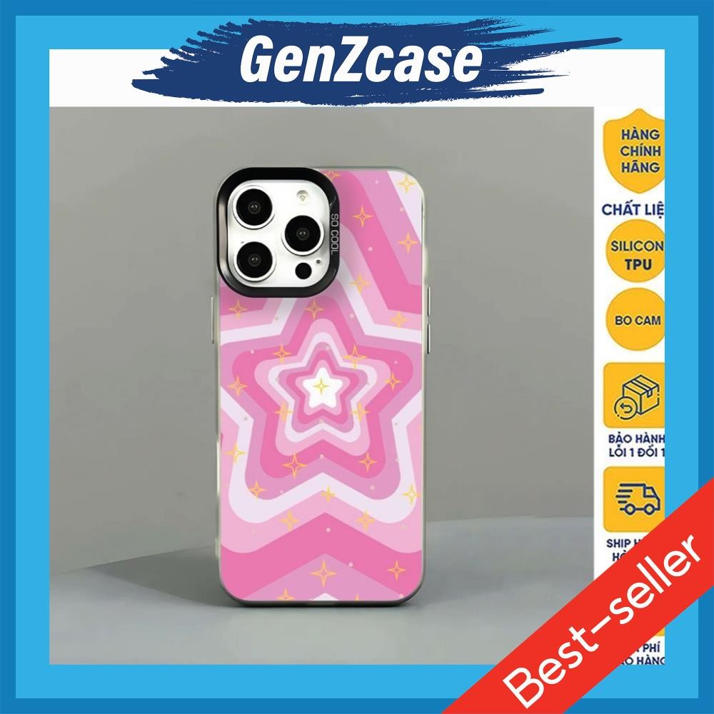 เคส Iphone ดาวสายรุ้งน่ารัก IMD Matte S41 b.ve กล้องป้องกันการเปรอะเปื้อน 7plus/X/Xsmax/11/12/13/14/