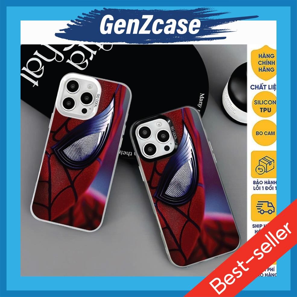 Spider Man IMD Eyes iphone Case Matte S45 b.ve กล้องป้องกันการเปรอะเปื้อน 7plus/X/Xsmax/11/12/13/14/