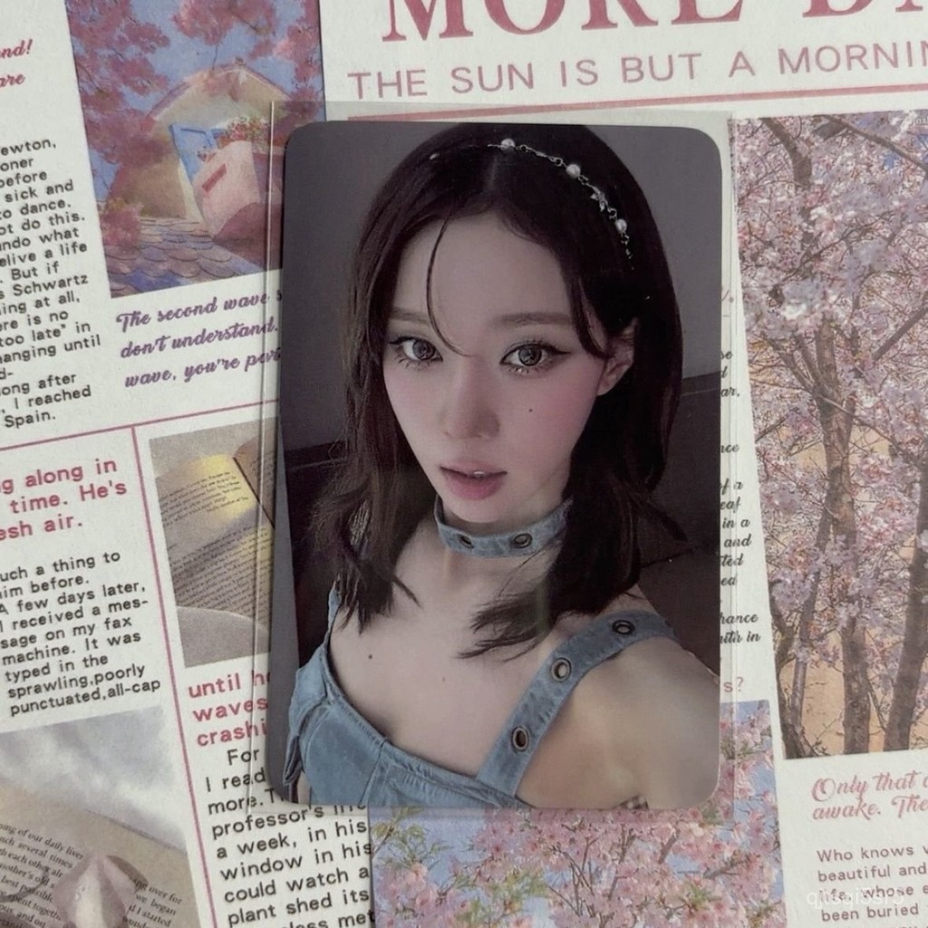 Aespa Random Card Winter Denim Small Card Jin Munting Winter Card Spice2.0Random Card Winter Diamond