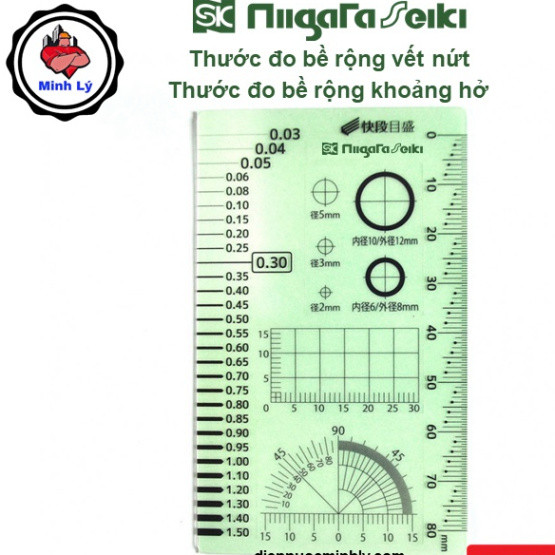 [เร็ว] เครื่องวัดความกว้าง Niigata Seiki โปร่งใสที่แม่นยําสูง - วัดความกว้างช่องว่าง สินค้าในประเทศข