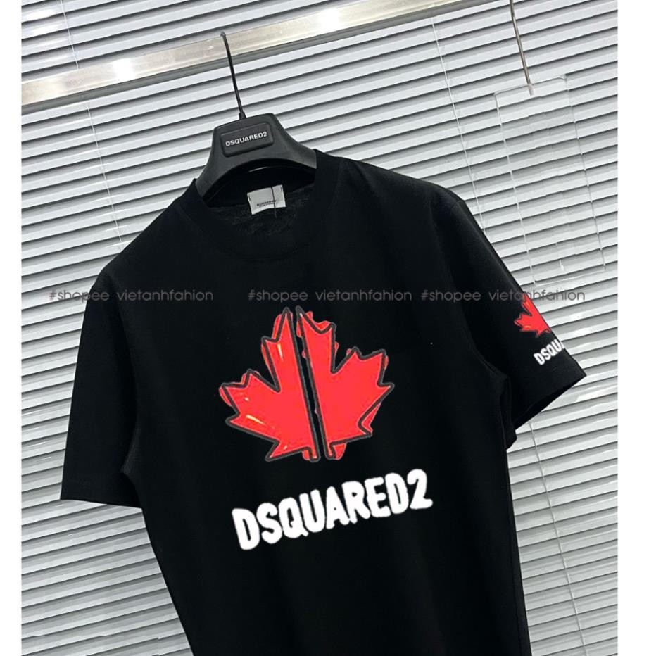 Dsq เสื้อยืด 1 ใบสําหรับผู้ชายและผู้หญิงเสื้อยืดคอกลมแขนสั้น Dsq Icon เทรนด์มาแรงสําหรับเด็กผู้ชาย U